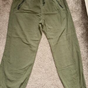 OOTDFash Olive Green Track Pants